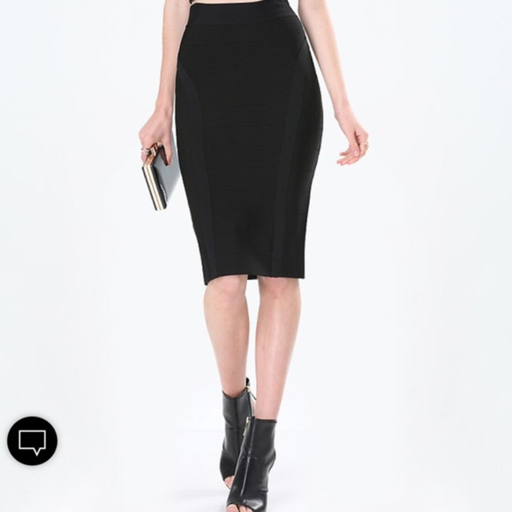 Bebe midi bandage skirt